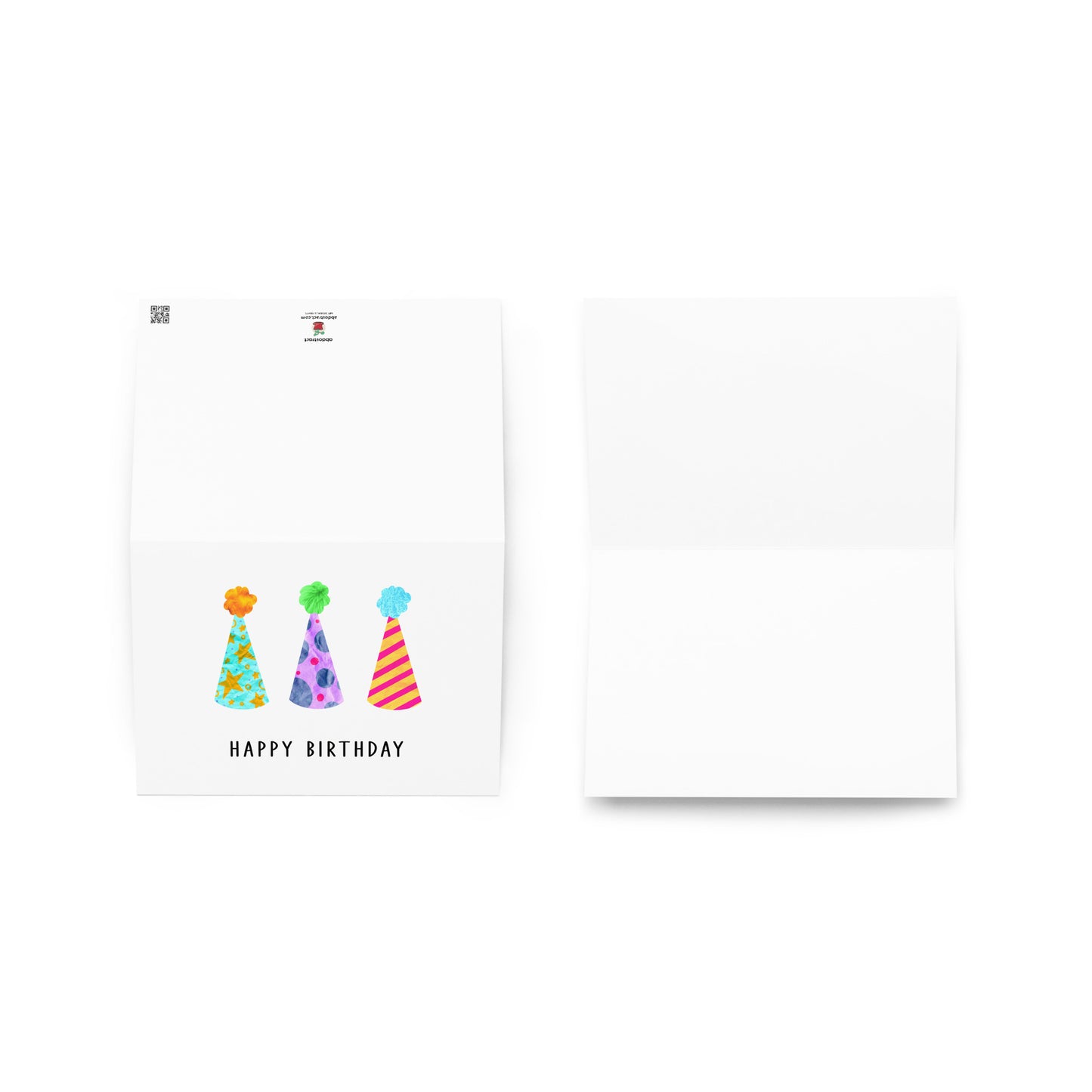 Birthday Hat Trio Happy Mail Card
